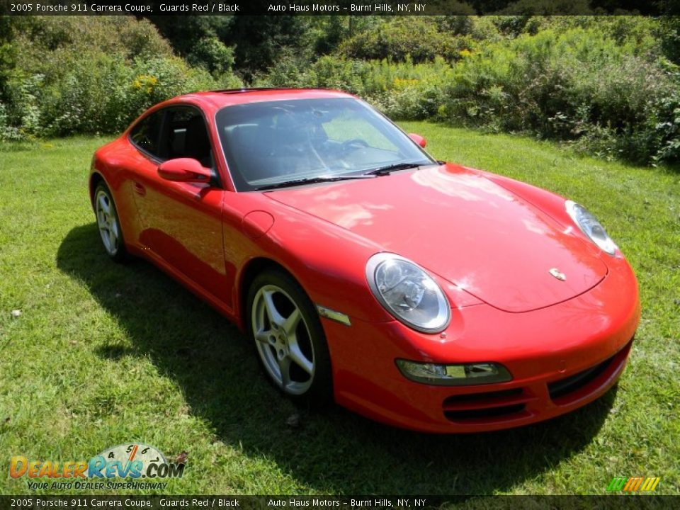 2005 Porsche 911 Carrera Coupe Guards Red / Black Photo #8