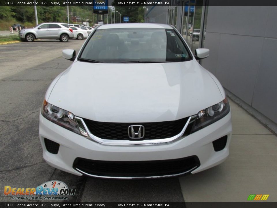 2014 Honda Accord LX-S Coupe White Orchid Pearl / Ivory Photo #9