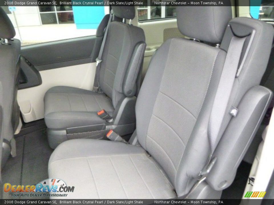 2008 Dodge Grand Caravan SE Brilliant Black Crystal Pearl / Dark Slate/Light Shale Photo #11