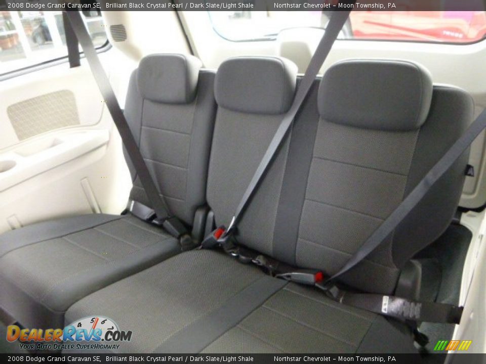 2008 Dodge Grand Caravan SE Brilliant Black Crystal Pearl / Dark Slate/Light Shale Photo #12