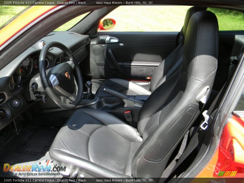 Front Seat of 2005 Porsche 911 Carrera Coupe Photo #14