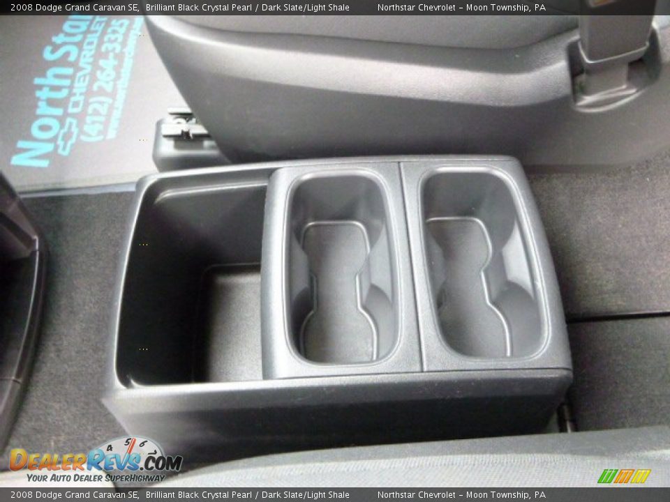 2008 Dodge Grand Caravan SE Brilliant Black Crystal Pearl / Dark Slate/Light Shale Photo #17