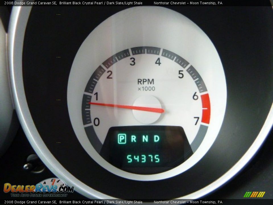 2008 Dodge Grand Caravan SE Brilliant Black Crystal Pearl / Dark Slate/Light Shale Photo #19