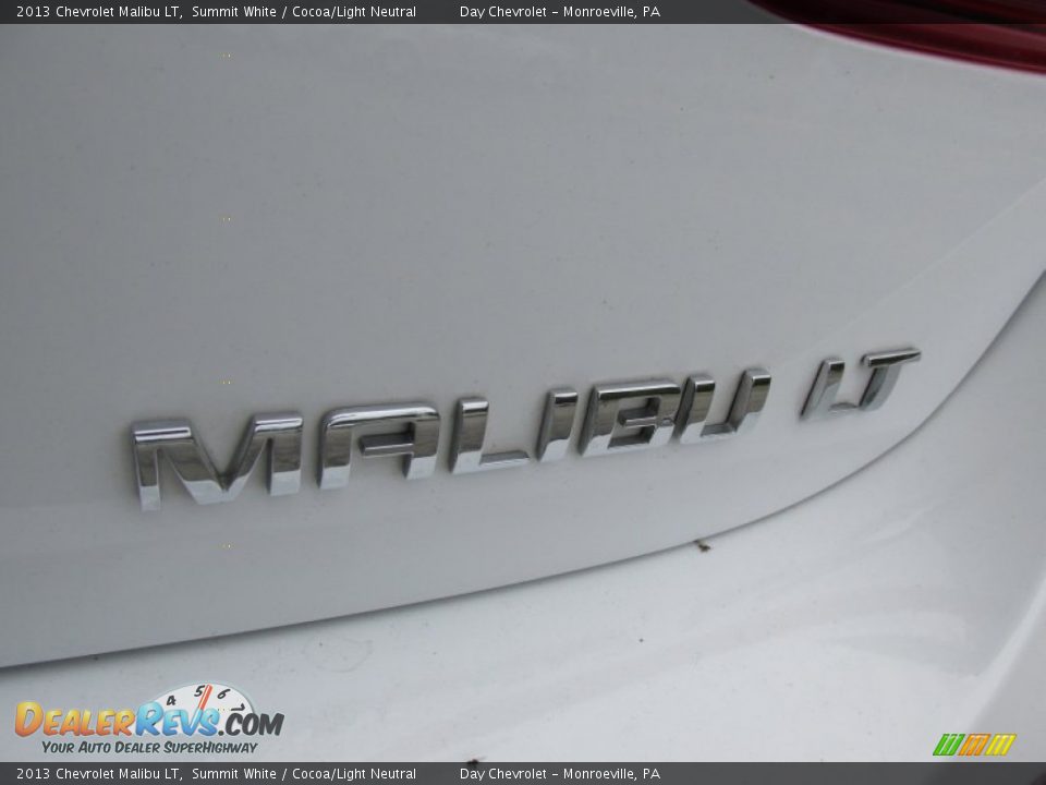 2013 Chevrolet Malibu LT Summit White / Cocoa/Light Neutral Photo #7