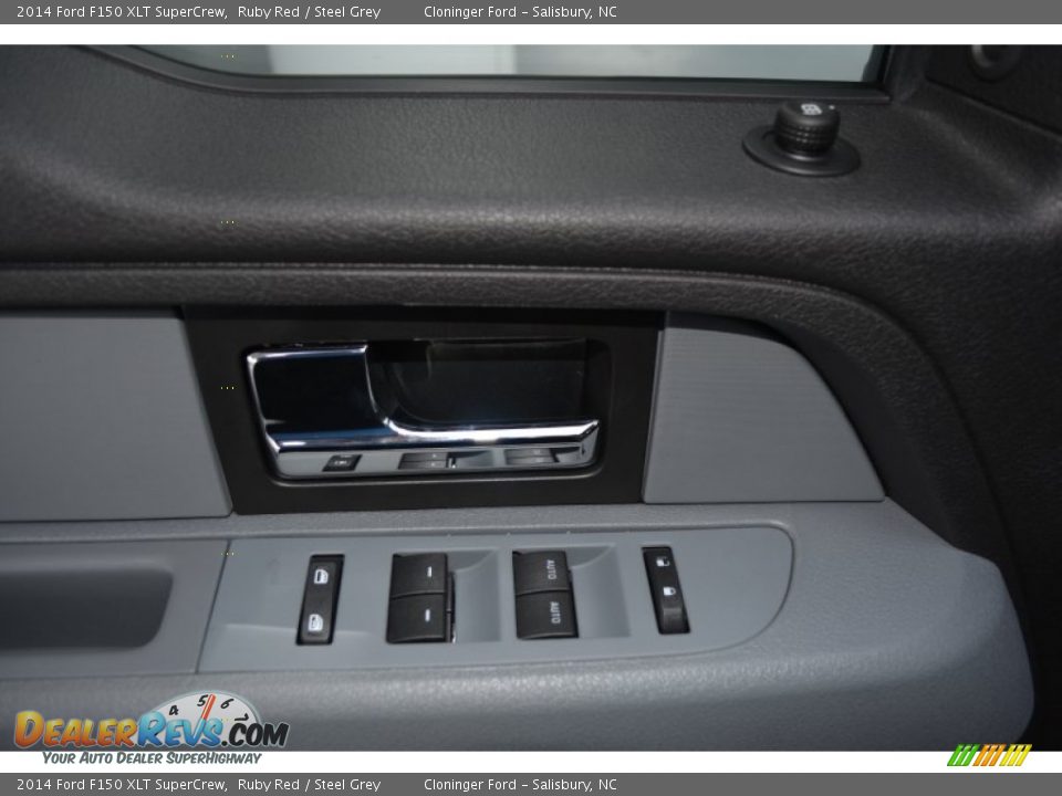 2014 Ford F150 XLT SuperCrew Ruby Red / Steel Grey Photo #5