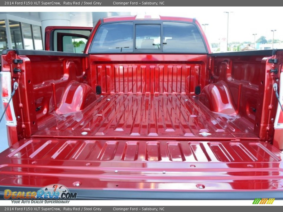 2014 Ford F150 XLT SuperCrew Ruby Red / Steel Grey Photo #9
