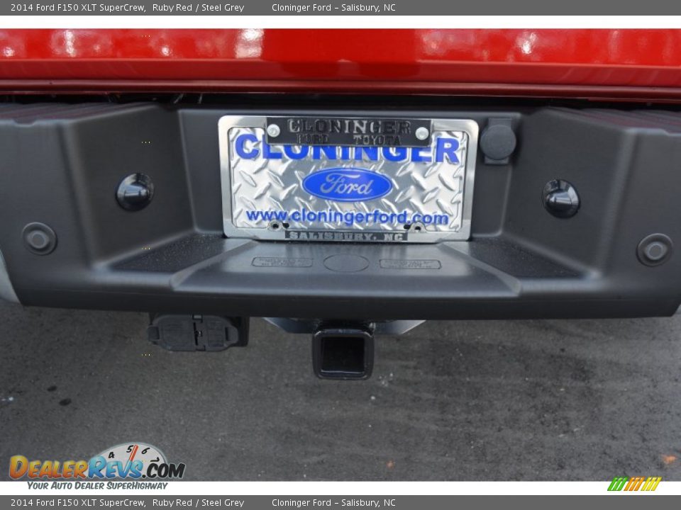 2014 Ford F150 XLT SuperCrew Ruby Red / Steel Grey Photo #10