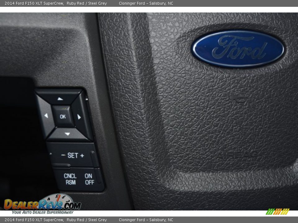 2014 Ford F150 XLT SuperCrew Ruby Red / Steel Grey Photo #17