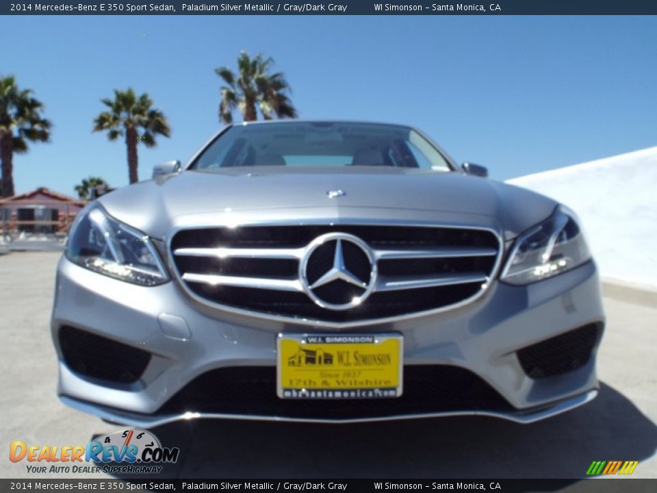2014 Mercedes-Benz E 350 Sport Sedan Paladium Silver Metallic / Gray/Dark Gray Photo #2