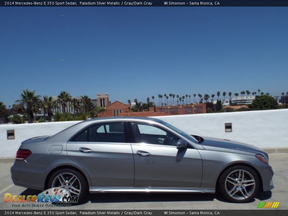 2014 Mercedes-Benz E 350 Sport Sedan Paladium Silver Metallic / Gray/Dark Gray Photo #3