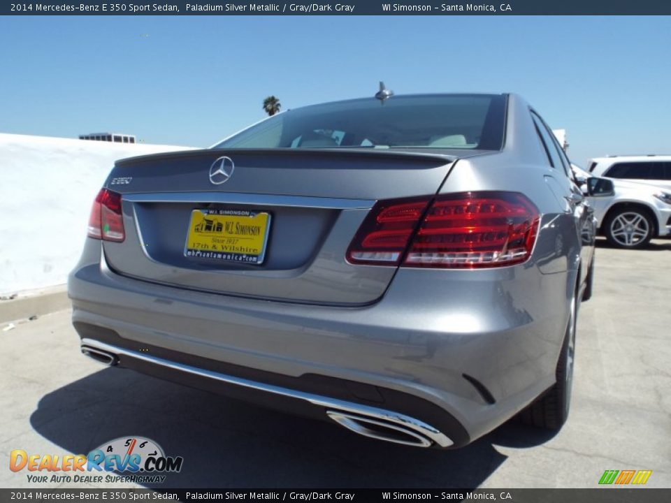 2014 Mercedes-Benz E 350 Sport Sedan Paladium Silver Metallic / Gray/Dark Gray Photo #4