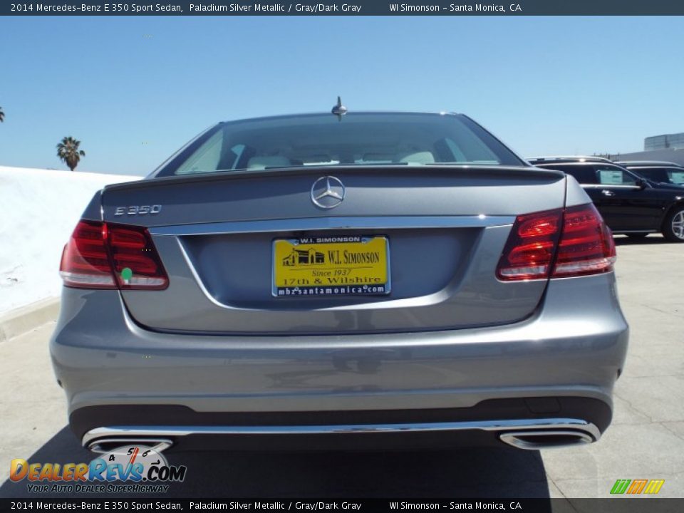2014 Mercedes-Benz E 350 Sport Sedan Paladium Silver Metallic / Gray/Dark Gray Photo #5