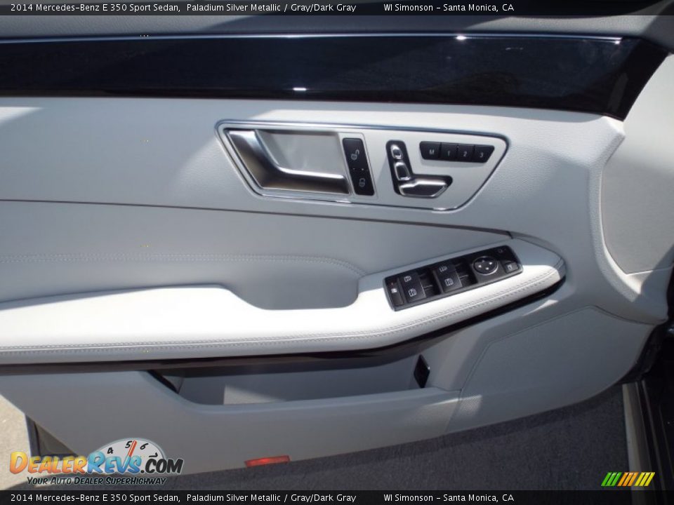 2014 Mercedes-Benz E 350 Sport Sedan Paladium Silver Metallic / Gray/Dark Gray Photo #6