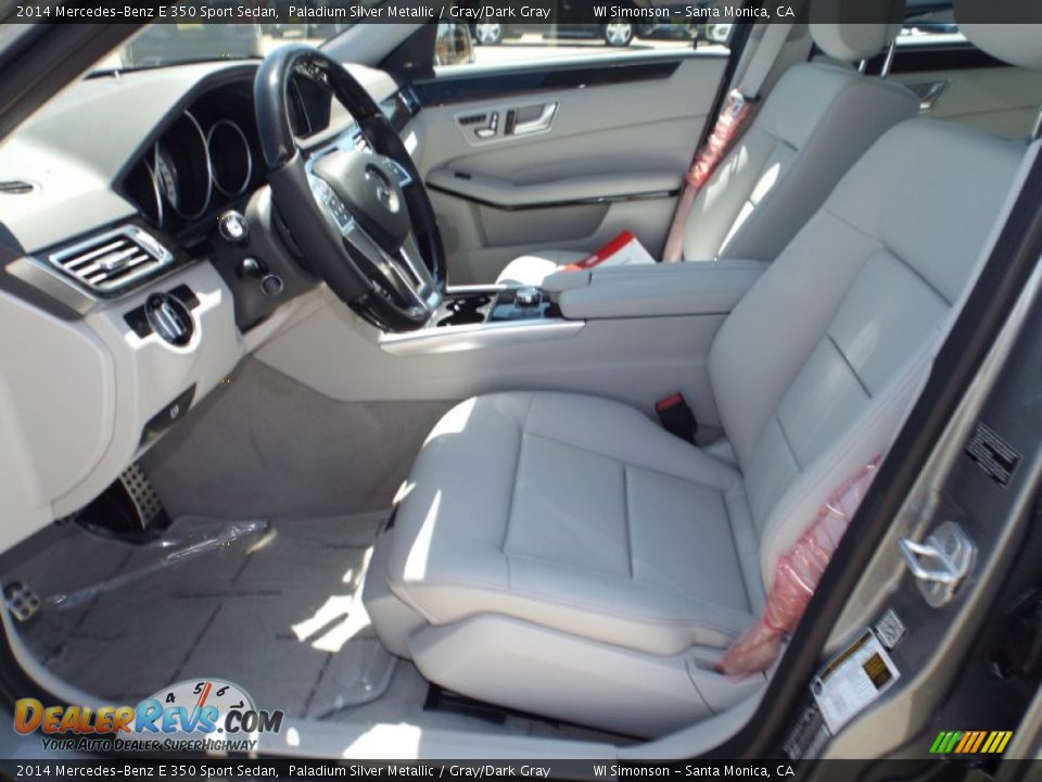 2014 Mercedes-Benz E 350 Sport Sedan Paladium Silver Metallic / Gray/Dark Gray Photo #7