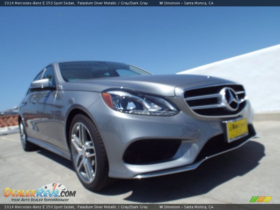 2014 Mercedes-Benz E 350 Sport Sedan Paladium Silver Metallic / Gray/Dark Gray Photo #11