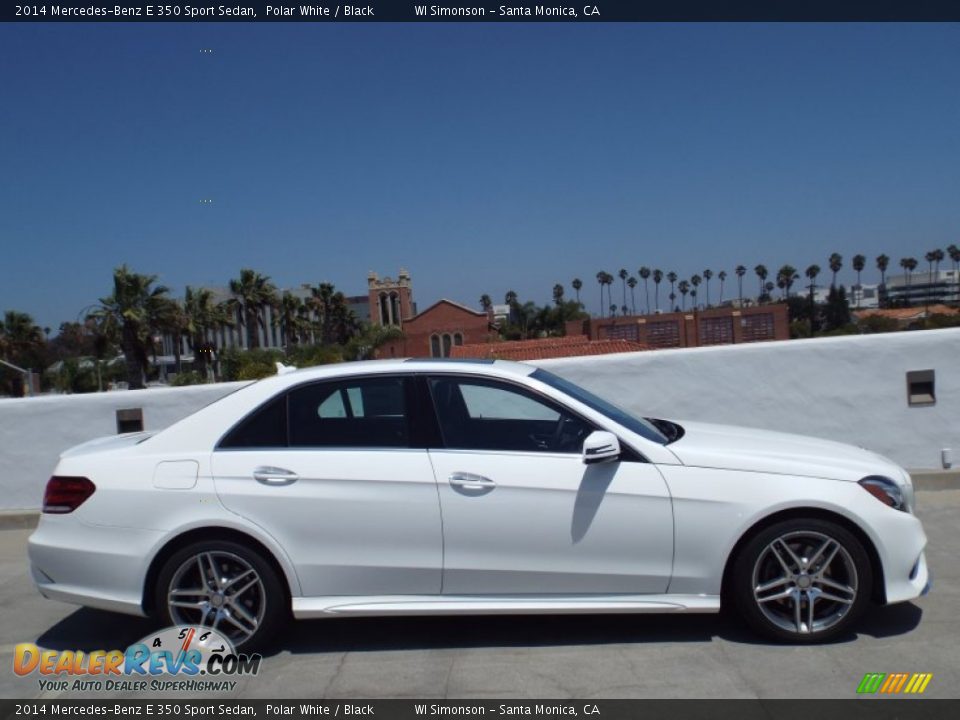 2014 Mercedes-Benz E 350 Sport Sedan Polar White / Black Photo #3
