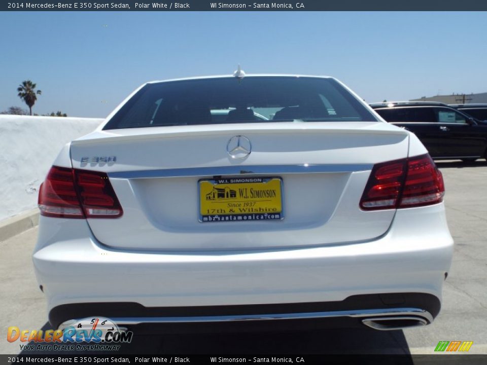 2014 Mercedes-Benz E 350 Sport Sedan Polar White / Black Photo #5