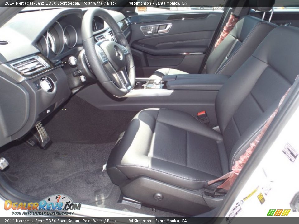 2014 Mercedes-Benz E 350 Sport Sedan Polar White / Black Photo #7