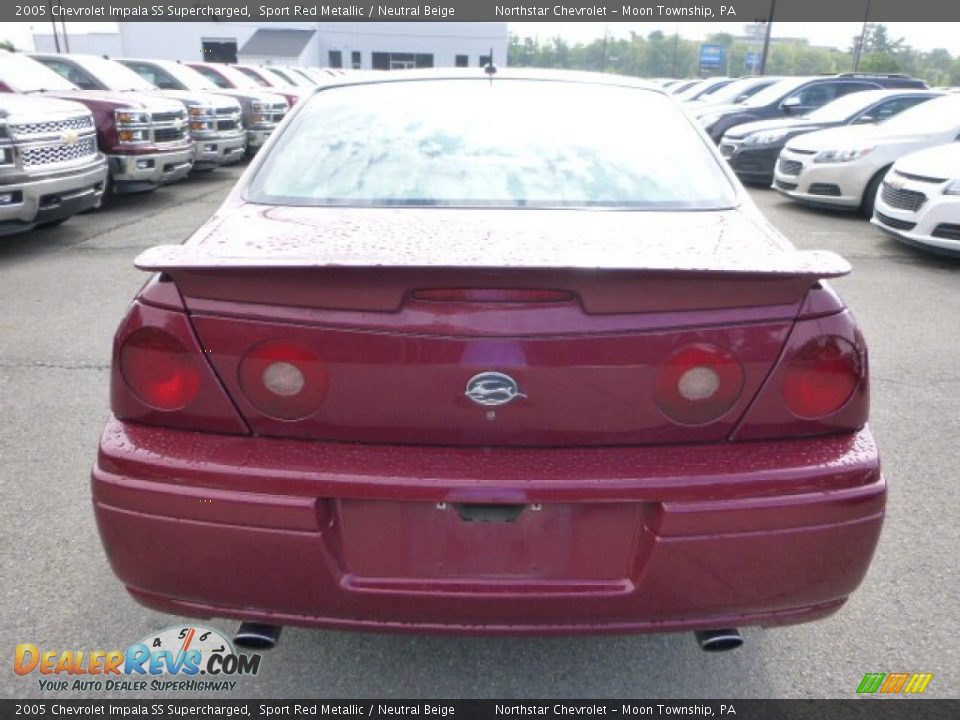2005 Chevrolet Impala SS Supercharged Sport Red Metallic / Neutral Beige Photo #3