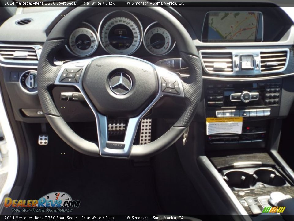 2014 Mercedes-Benz E 350 Sport Sedan Polar White / Black Photo #9