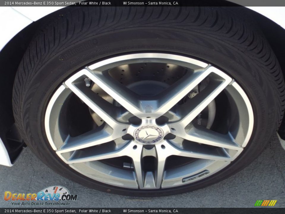 2014 Mercedes-Benz E 350 Sport Sedan Polar White / Black Photo #10