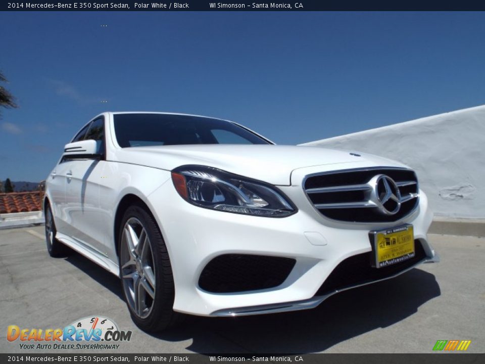 2014 Mercedes-Benz E 350 Sport Sedan Polar White / Black Photo #11