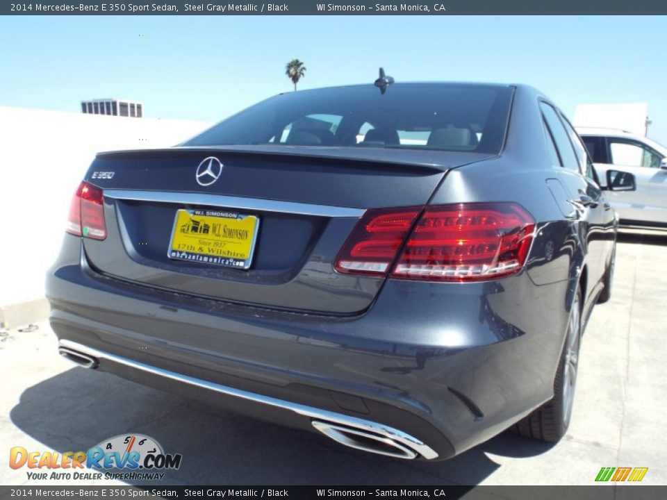 2014 Mercedes-Benz E 350 Sport Sedan Steel Gray Metallic / Black Photo #4