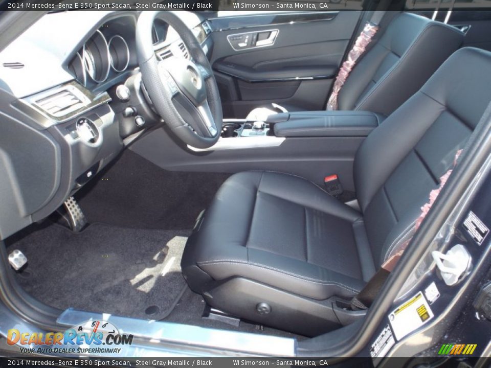 2014 Mercedes-Benz E 350 Sport Sedan Steel Gray Metallic / Black Photo #7