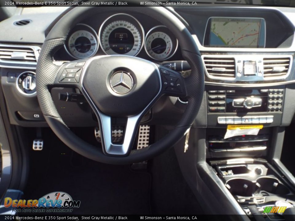 2014 Mercedes-Benz E 350 Sport Sedan Steel Gray Metallic / Black Photo #9