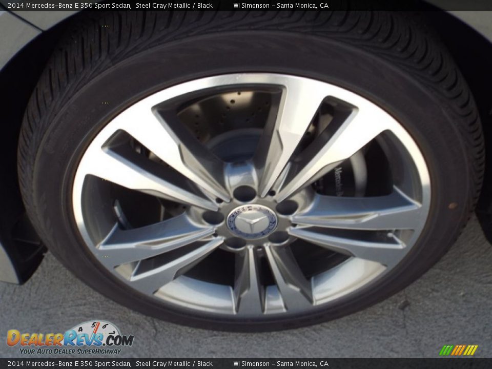 2014 Mercedes-Benz E 350 Sport Sedan Steel Gray Metallic / Black Photo #10