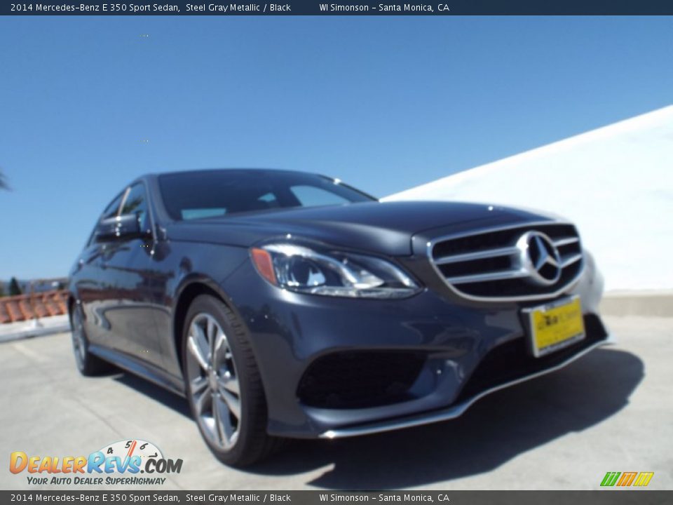 2014 Mercedes-Benz E 350 Sport Sedan Steel Gray Metallic / Black Photo #11