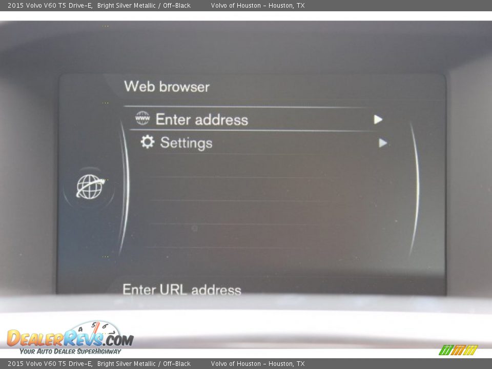 2015 Volvo V60 T5 Drive-E Bright Silver Metallic / Off-Black Photo #20