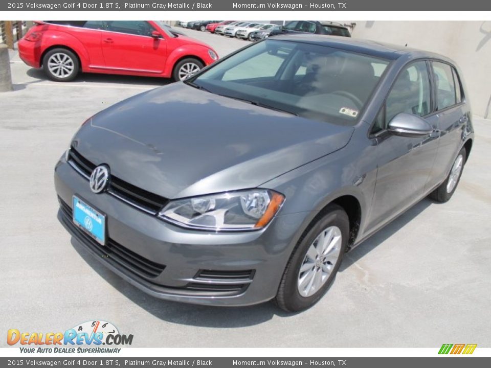 2015 Volkswagen Golf 4 Door 1.8T S Platinum Gray Metallic / Black Photo #3