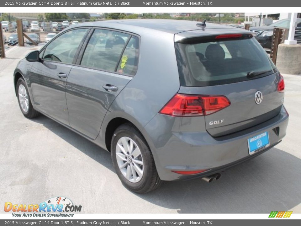 2015 Volkswagen Golf 4 Door 1.8T S Platinum Gray Metallic / Black Photo #6