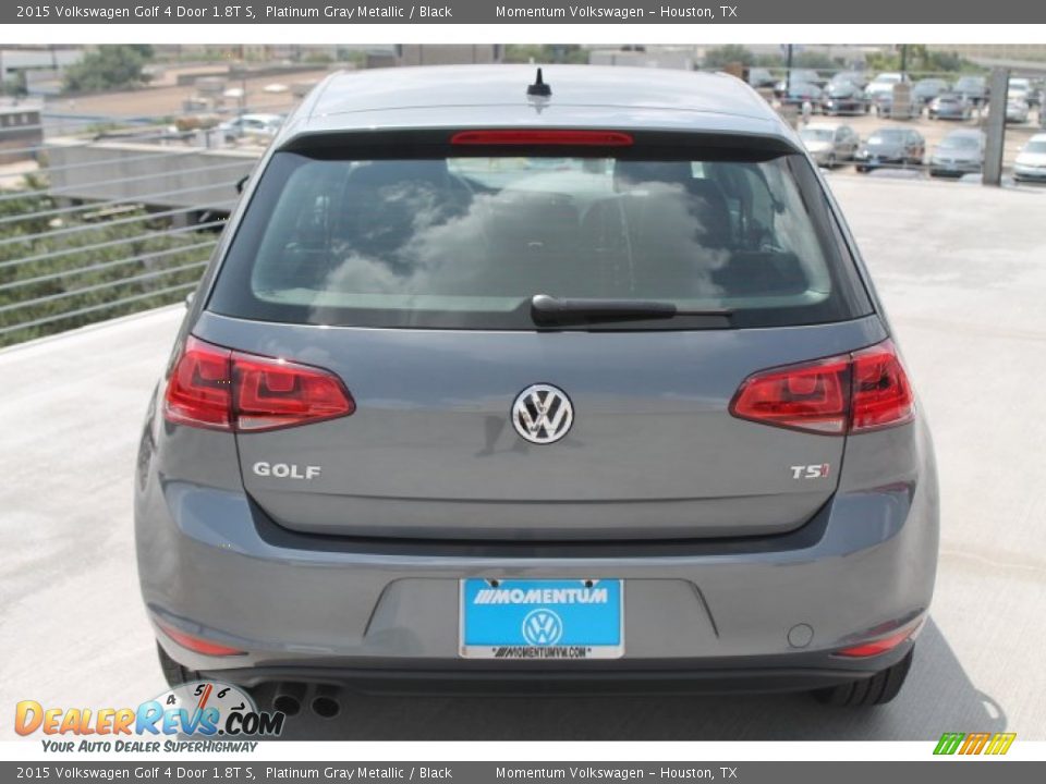 2015 Volkswagen Golf 4 Door 1.8T S Platinum Gray Metallic / Black Photo #7