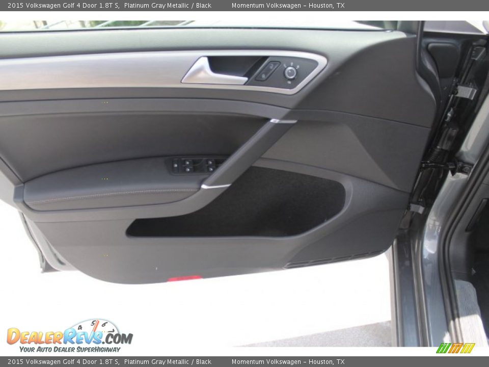 2015 Volkswagen Golf 4 Door 1.8T S Platinum Gray Metallic / Black Photo #8