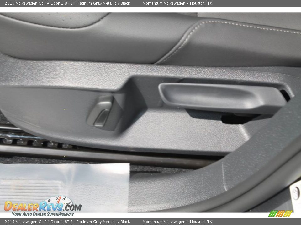 2015 Volkswagen Golf 4 Door 1.8T S Platinum Gray Metallic / Black Photo #10