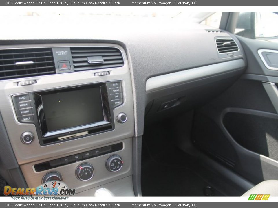 2015 Volkswagen Golf 4 Door 1.8T S Platinum Gray Metallic / Black Photo #12