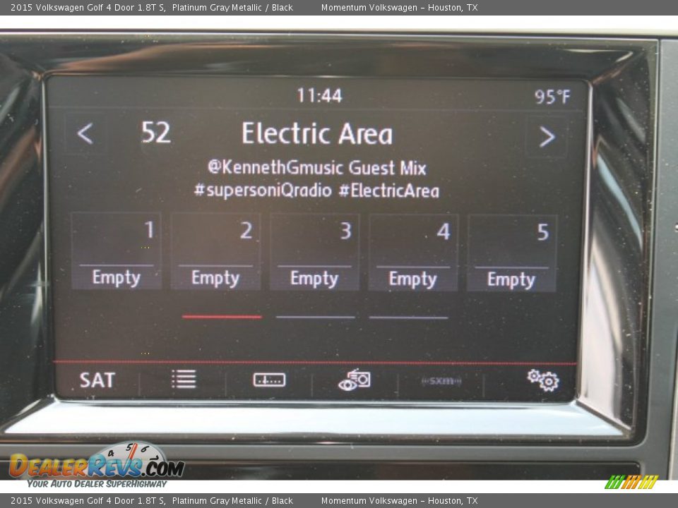 2015 Volkswagen Golf 4 Door 1.8T S Platinum Gray Metallic / Black Photo #17