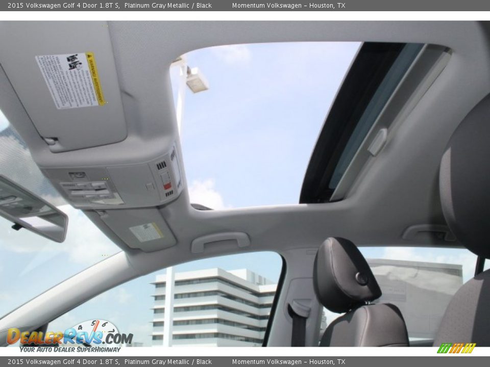 2015 Volkswagen Golf 4 Door 1.8T S Platinum Gray Metallic / Black Photo #18