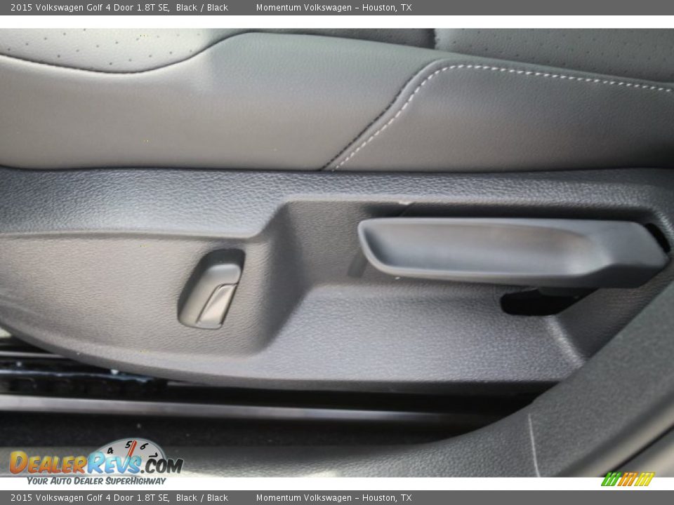 2015 Volkswagen Golf 4 Door 1.8T SE Black / Black Photo #10