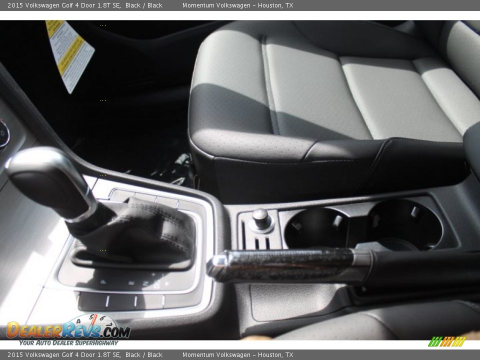 2015 Volkswagen Golf 4 Door 1.8T SE Black / Black Photo #13