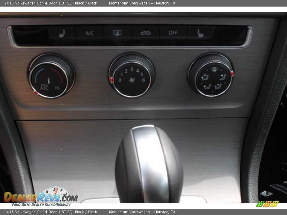 2015 Volkswagen Golf 4 Door 1.8T SE Black / Black Photo #15