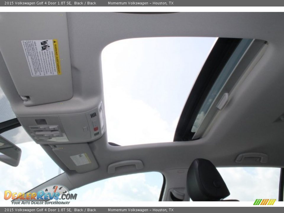 2015 Volkswagen Golf 4 Door 1.8T SE Black / Black Photo #19