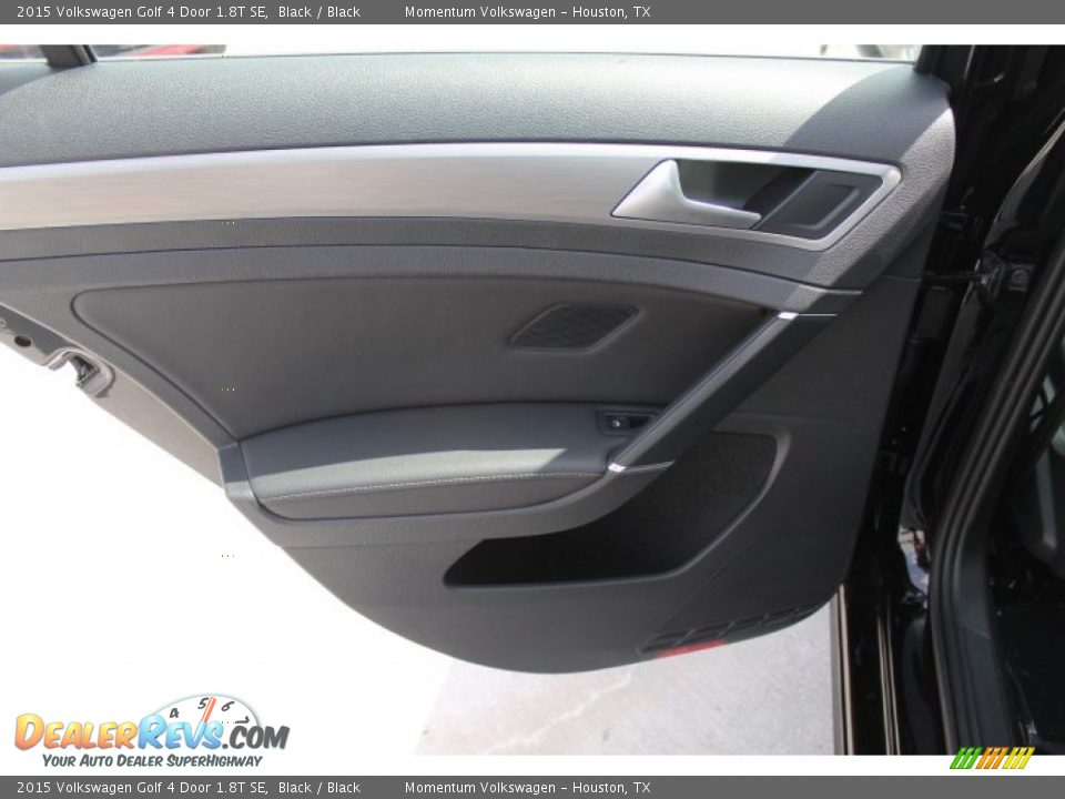 2015 Volkswagen Golf 4 Door 1.8T SE Black / Black Photo #20