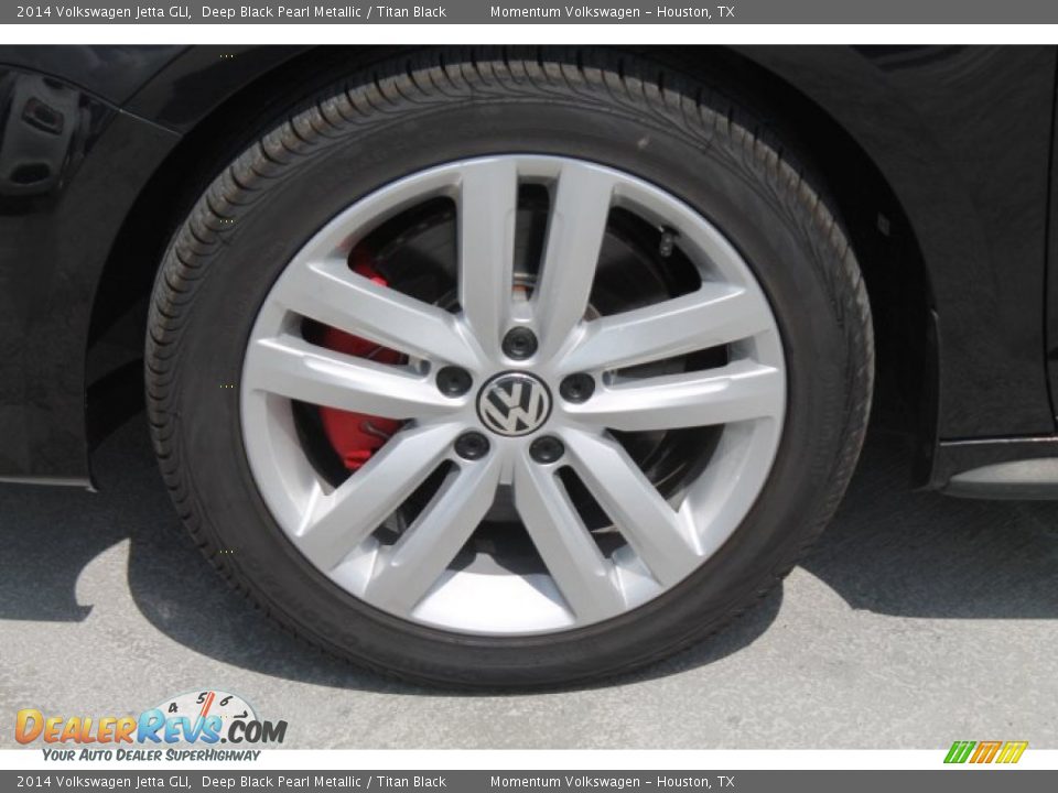 2014 Volkswagen Jetta GLI Deep Black Pearl Metallic / Titan Black Photo #4