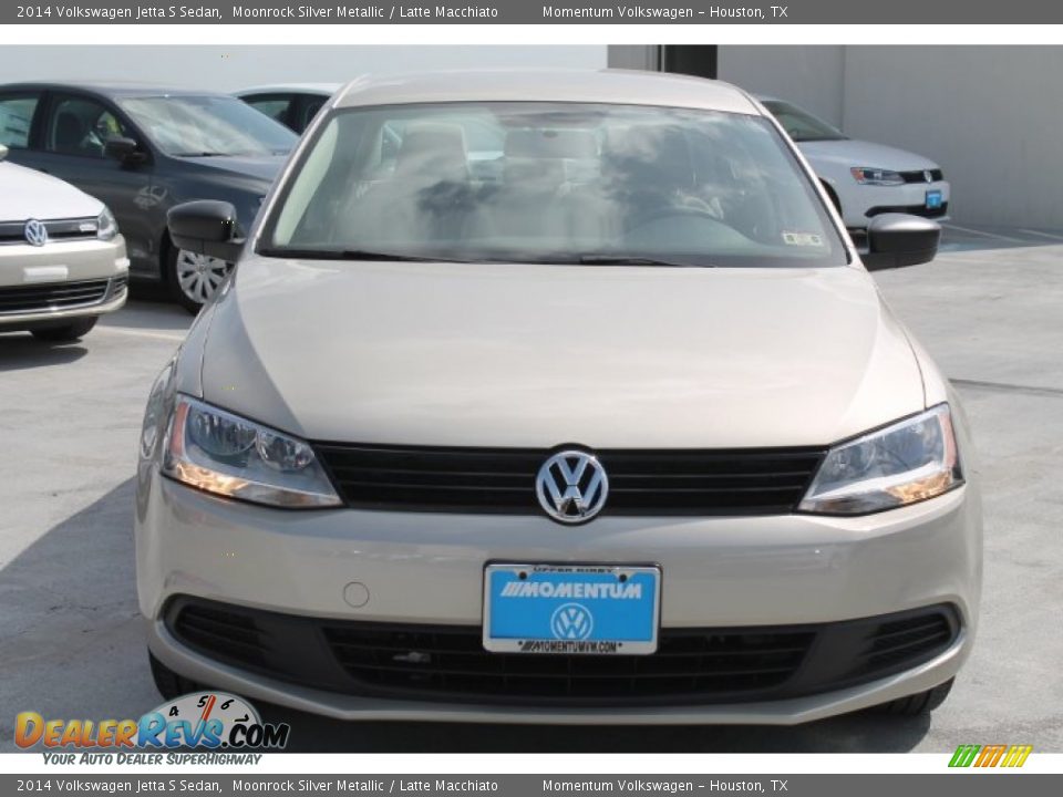 2014 Volkswagen Jetta S Sedan Moonrock Silver Metallic / Latte Macchiato Photo #2