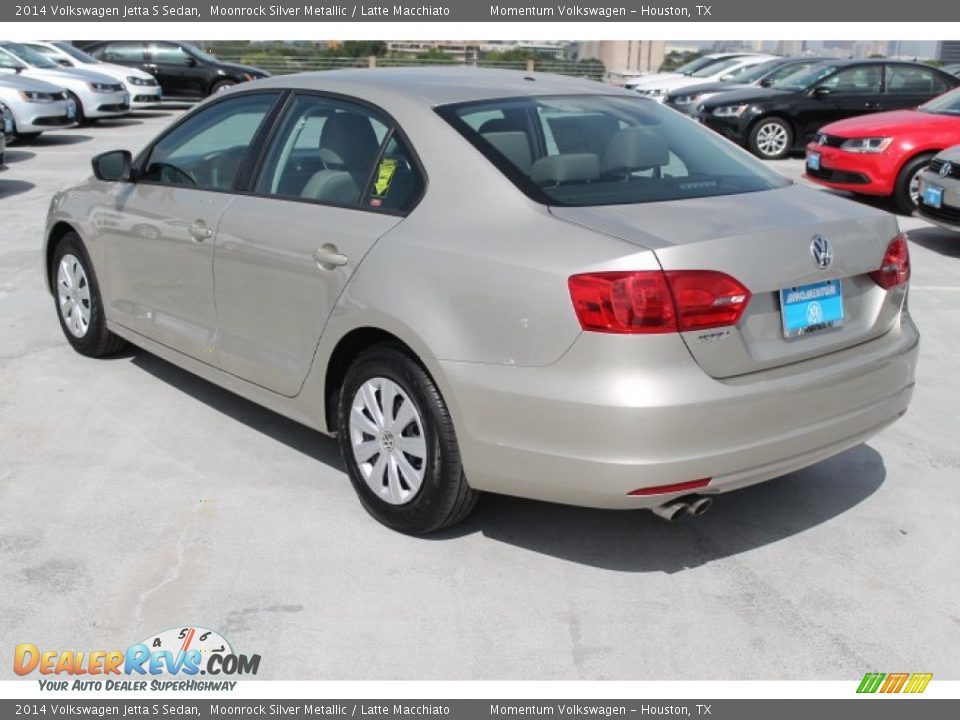 2014 Volkswagen Jetta S Sedan Moonrock Silver Metallic / Latte Macchiato Photo #6