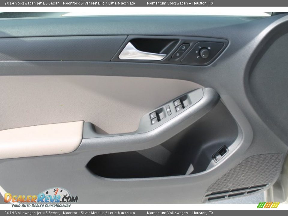 2014 Volkswagen Jetta S Sedan Moonrock Silver Metallic / Latte Macchiato Photo #8