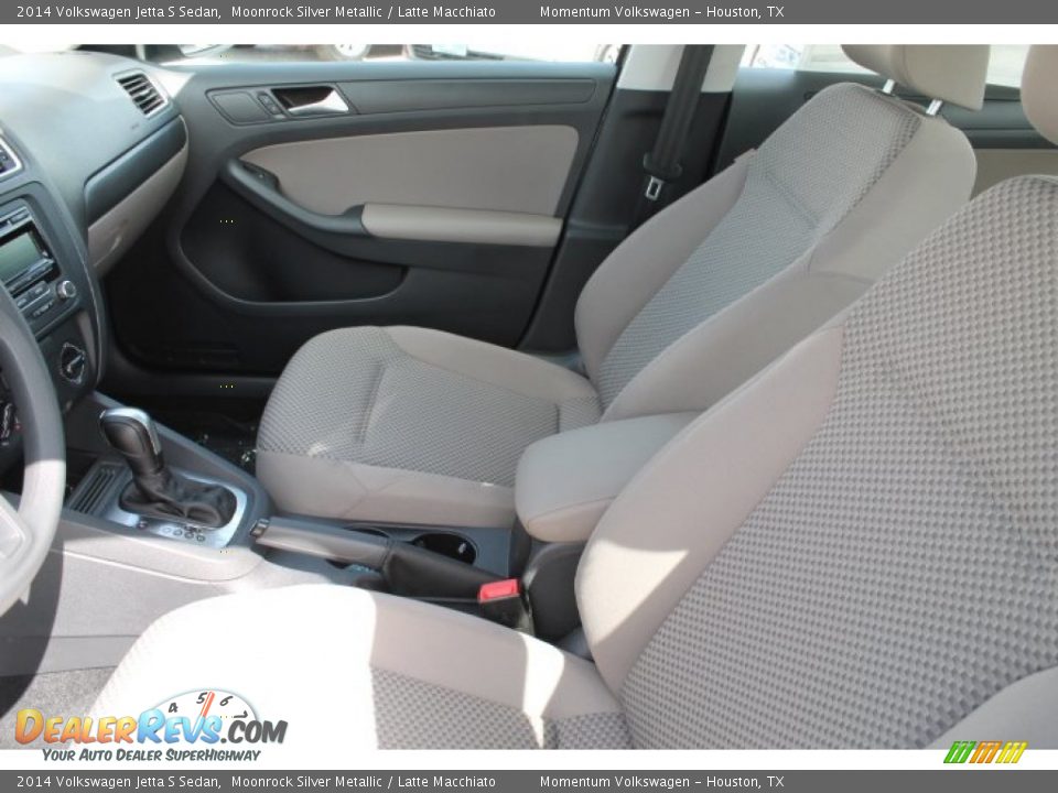 2014 Volkswagen Jetta S Sedan Moonrock Silver Metallic / Latte Macchiato Photo #9